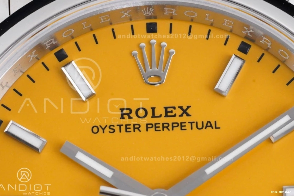 1:1 V Yellow Perpetual 126000 Dial VSF Oyster 36mm Best 973 Edition Steel MoistureWicking 904L DD3230 0421